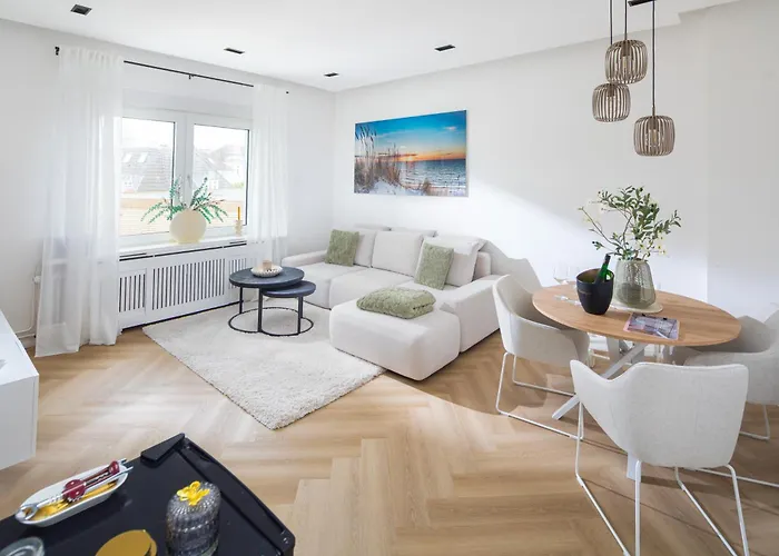 White Pearl Ferienwohnung Zentral Und Strandnah Mit Fahrradstellplatz